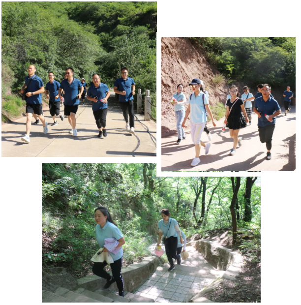 增強團(tuán)隊合力 展示泓源風(fēng)采 ——泓源公司開展登山比賽活動(圖4)